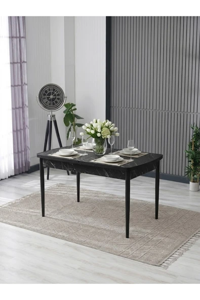 80 X 130 AÇILABİLİR YEMEK MASASI (AÇILDIĞINDA 80 X 170 OLMAKTADIR ) ürün görseli 1