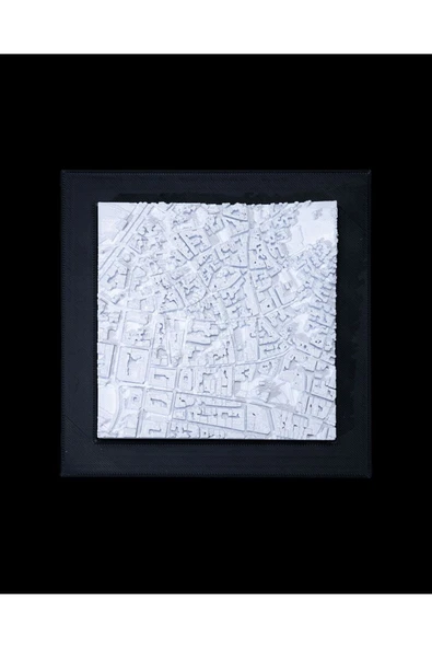 TuransoyCraft Liverpool Üç Boyutlu Şehir Silüeti Dekoratif Minimalist Duvar Tablosu İngiltere Liverpool Tablo 15CM ürün görseli 1