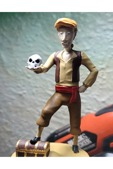 TuransoyCraft Monkey Island Guybrush Threepwood Boyalı Figür Guybrush Figür 15CM ürün görseli 1
