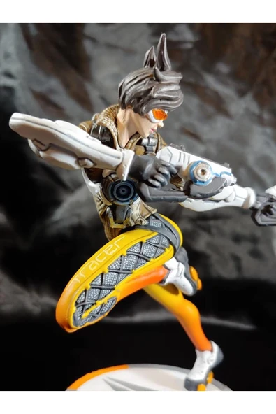 TuransoyCraft Owerwatch Tracer Figür Lena Oxton Figür 25CM Büyük Boy ürün görseli 1
