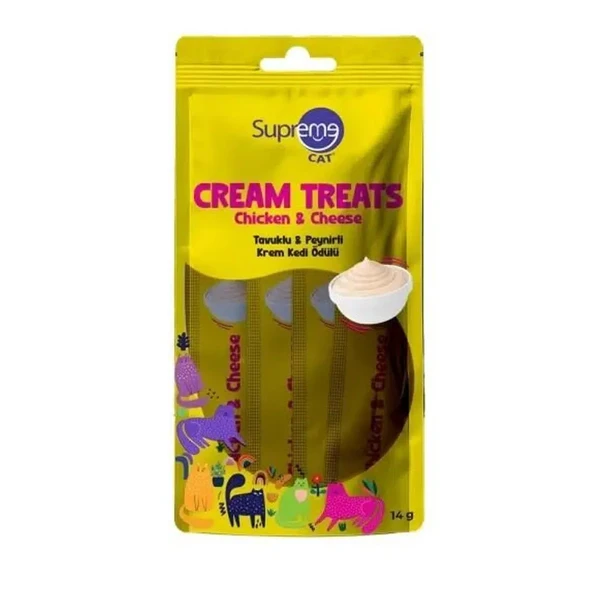 Supreme Kedi Ödül Krema Tavuklu Ve Peynirli 4*14 G ürün görseli 1
