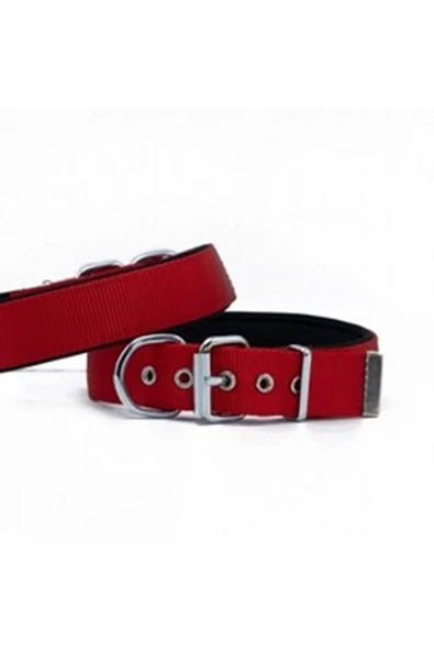 Doggie Köpek Boyun Tasması Kırmızı 4*47-55 Cm ürün görseli 1