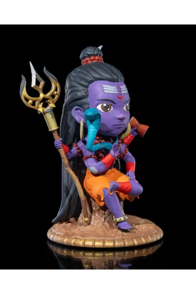 TuransoyCraft Chibi Shiva Boyalı Fİgür - Resim 3
