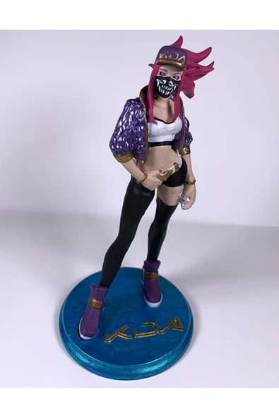 TuransoyCraft Akali Figür League of Legends Efendisiz Suikastçi Akali Figür Büyük Boy 25cm ürün görseli 1