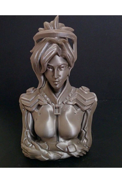 TuransoyCraft Overwatch Mercy Büst Overwatch Angela Ziegler Büst 13CM ürün görseli 1