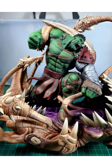 TuransoyCraft Hulk vs Planet Figür Savaşan Hulk Figür 25CM ürün görseli 1