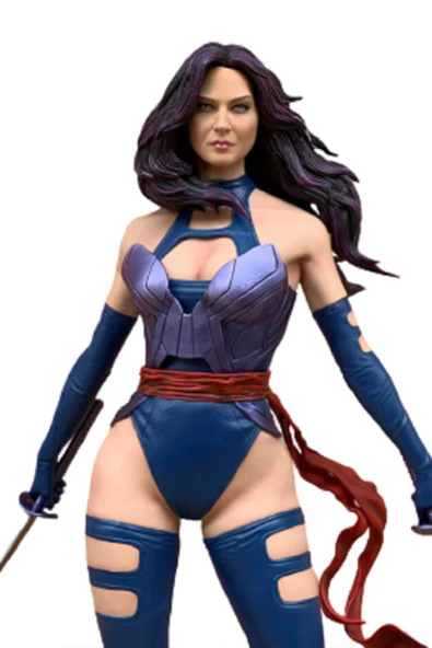TuransoyCraft X-Men Apocalypse Psylocke Figür Olivia Munn Figür Büyük Boy 25CM ürün görseli 1