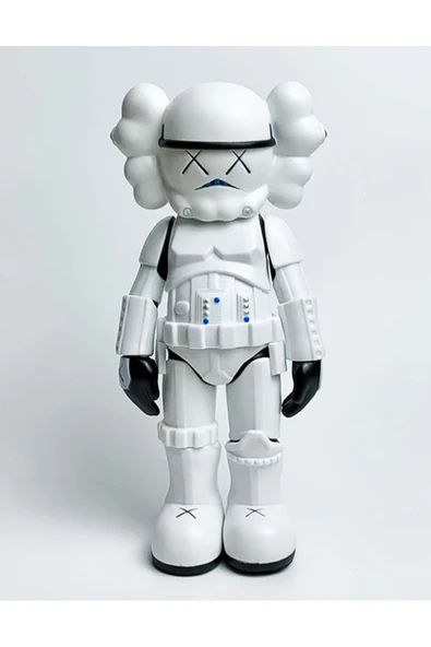 TuransoyCraft Kaws Stormtrooper Figür Kaws Boyalı Figür Kaws Starwars Figür Büyük Boy 20CM ürün görseli 1