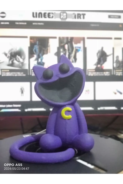 Lineex Art Catnap Kedi Otu Şekeri Poppy Playtime Şeker Kamışı Figür 15 Cm ürün görseli 1