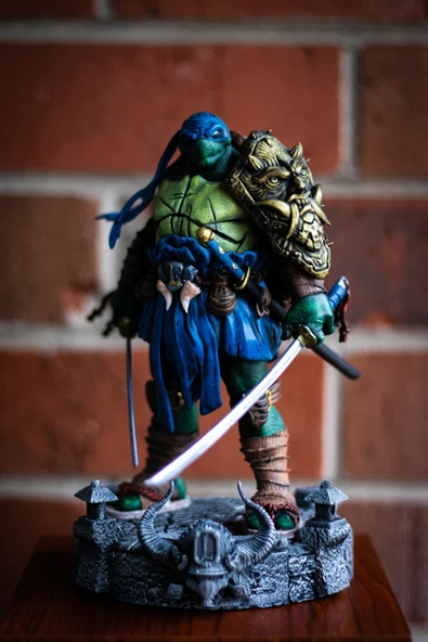 TuransoyCraft Ninja Kaplumbağalar Leonardo Figür TMNT Leonardo Figür 25CM Büyük Boy ürün görseli 1