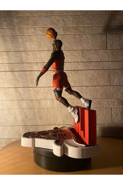 Pars Nba Michael Jordan Diorama Figür 30cm - Resim 6