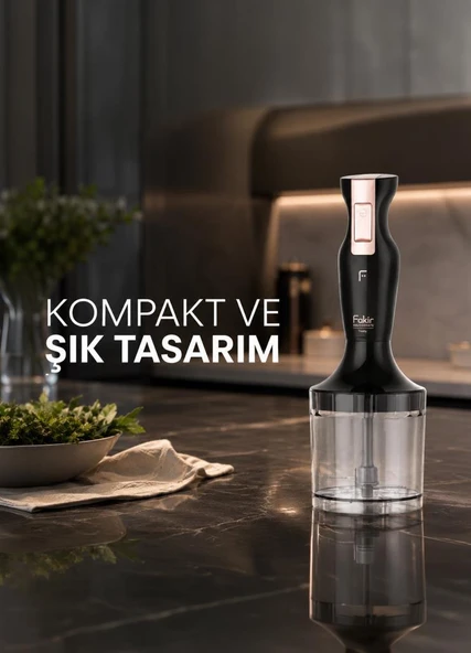 Fakir Trinity Blender Seti Siyah - Resim 4