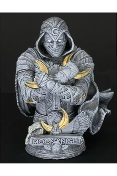 TuransoyCraft Marvel Moon Knight Figür Marc Spector Moon Knight Figür Büyük Boy 25CM ürün görseli 1