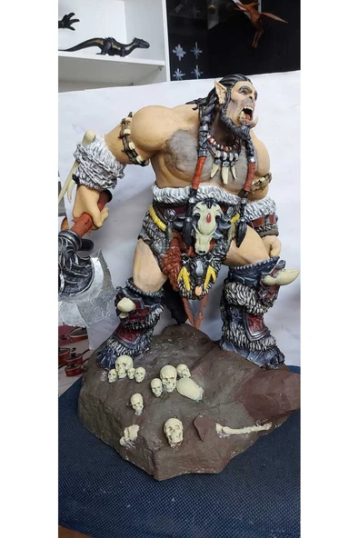 TuransoyCraft World Of Warcraft Durotan Figür WOW Durotan Obje 25CM Büyük Boy ürün görseli 1