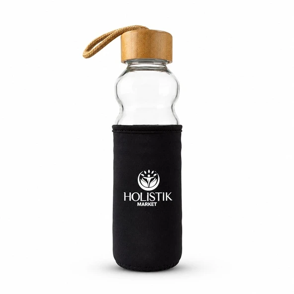 Kılıflı Cam Su Matarası | 400 ml ürün görseli 1