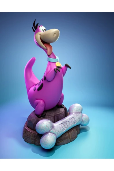 TuransoyCraft Taş Devri Dino Boyalı Figür Büyük Boy 20CM ürün görseli 1