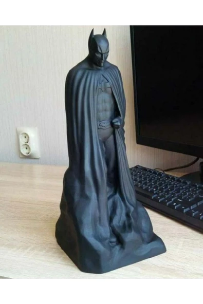 TuransoyCraft DC Batman Boyalı Figür Batman Dekoratif Obje Büyük Boy 25CM ürün görseli 1