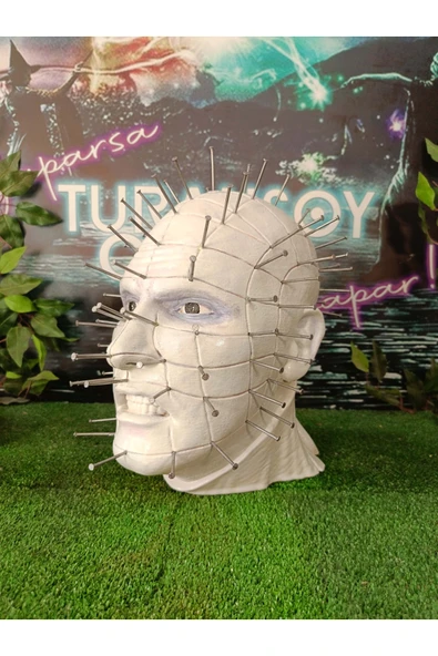 TuransoyCraft Hellraiser Kafa Gerçek Boy 1/1 35CM (Gerçek Çivili) ürün görseli 1