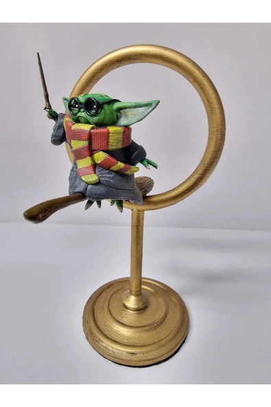 TuransoyCraft Harry Potter Grogu Figür Starwars Grogu Quidditch Figür Büyük Boy 20cm ürün görseli 1