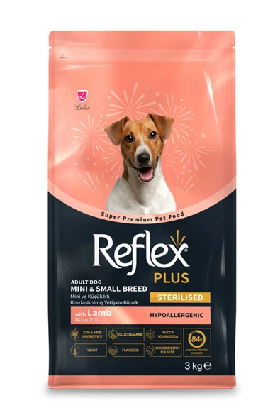 ReflexPlus Kısır Köpek Mama Mini,Küçük Kuzulu 3Kg ürün görseli 1