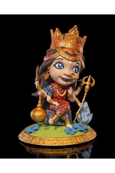TuransoyCraft Chibi Durga Boyalı Fİgür ürün görseli 1