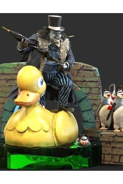 TuransoyCraft DC Batman Penguin Boyalı Figür Büyük Boy 25CM ürün görseli 1