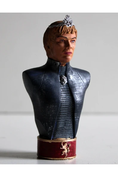 TuransoyCraft Game Of Thrones Cersei Lannister Boyalı Büst 13CM ürün görseli 1