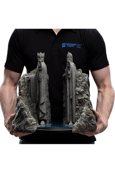 TuransoyCraft Argonath Fantastik Kral Sütunları Yüzüklerin Efendisi Lotr Biblo 35 Cm Yükseklik (giga Boy) ürün görseli 1