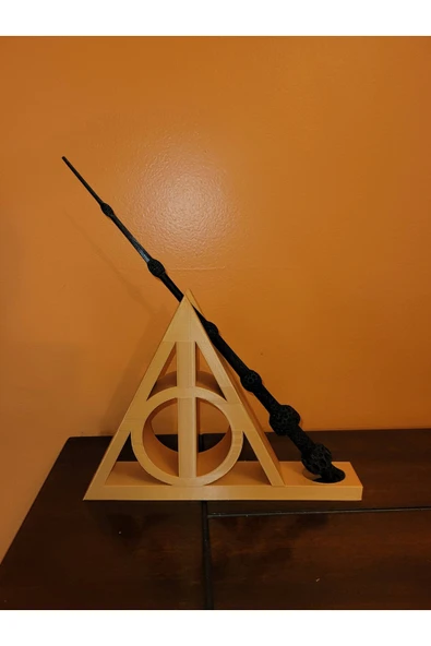 TuransoyCraft Harry Potter Ölüm Yadigarları Asa Standı Masaüstü Dekor ürün görseli 1
