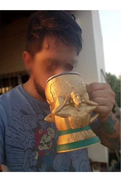 TuransoyCraft Messi Dünya Kupası Bardak Tutucu 500 Ml (bardak Değildir - Bardak Bunun Içine Konur) ürün görseli 1
