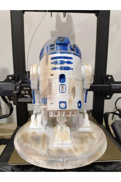 TuransoyCraft R2d2 Star Wars Robot Eskiz Boyalı Figür 20 Cm (büyük Boy) ürün görseli 1