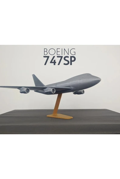 TuransoyCraft Boeing 747sp Model Uçak Tc-trk & Cumhurbaşkanlığı Uçağı (büyük Boy) ürün görseli 1