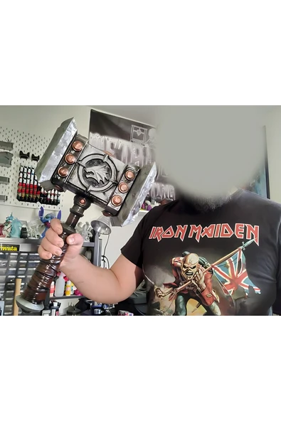 TuransoyCraft Doomhammer Warcraft Çekiç WOW Kıyamet Çekici Warcraft Orgrim Doomhammer Büyük Boy ürün görseli 1