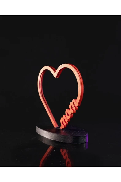 TuransoyCraft Anneler Günü Özel Sevgi Dolu Fotoğraf Tutucu 15 Cm ürün görseli 1