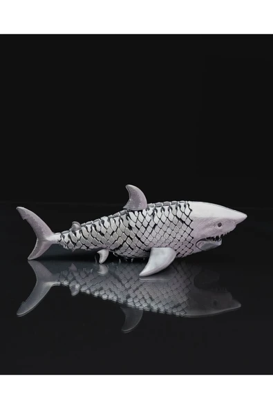 TuransoyCraft Hareketli Pullu Köpek Balığı Oyuncak Figür 15 CM ürün görseli 1