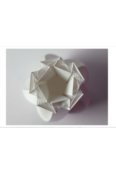 TuransoyCraft Twisted Modern Vazo - Resim 3