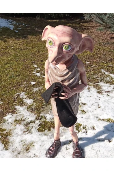 TuransoyCraft Dobby Gerçek Boyut Iç Mekan Heykel Figür Harry Potter 80 Cm ürün görseli 1