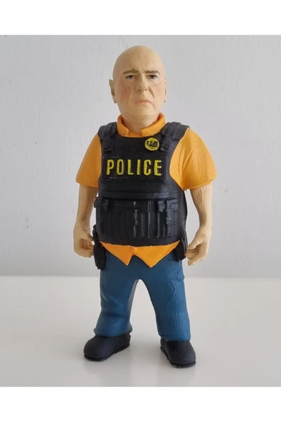 Plasteel Hank Schrader/ Breaking Bad / Figür - Resim 2