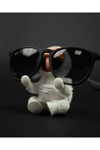TuransoyCraft Astronot Gözlük Standı NASA Astronot Gözlük Tutucu 13CM ürün görseli 1