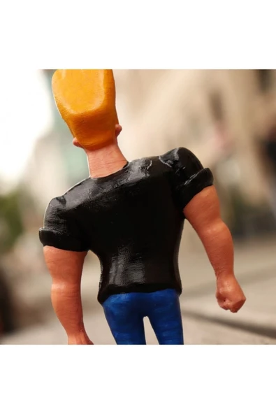 TuransoyCraft Johnny Bravo Figür 20cm - Resim 3