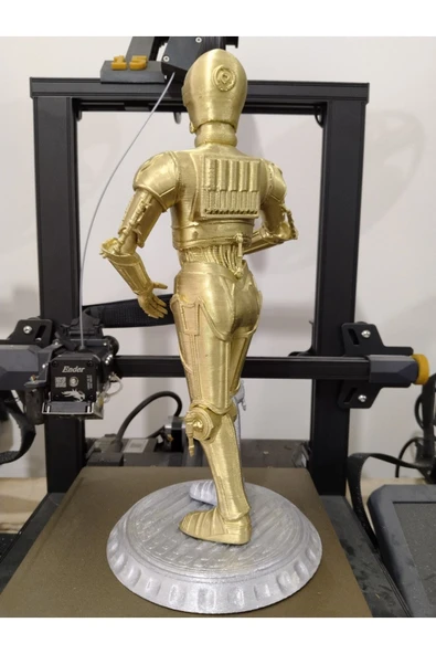 TuransoyCraft C3po Star Wars Boyalı Figür 25 Cm (dev Boy) - Resim 4