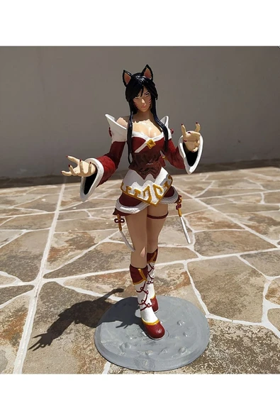TuransoyCraft Ahri Boyalı Figür 20 cm ürün görseli 1
