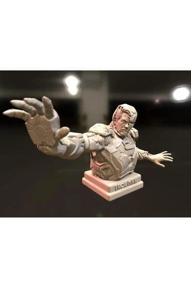 TuransoyCraft Ironman Parçalanmış Zırh Büst 10 Cm ürün görseli 1