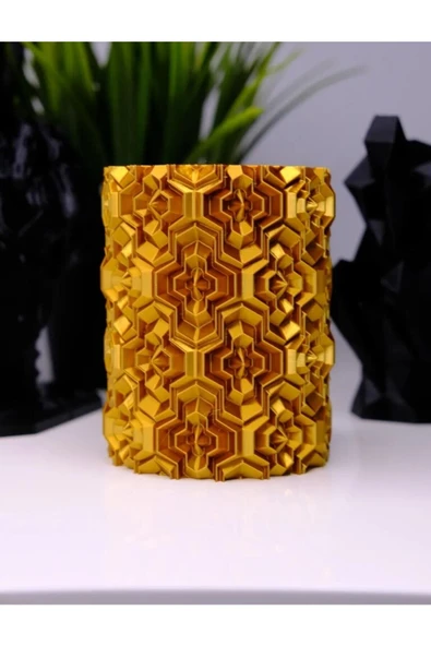 TuransoyCraft Elite Tetra Modern Vazo 18 Cm ürün görseli 1