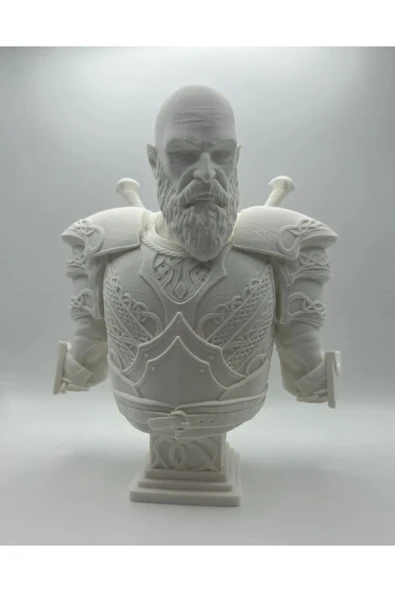 TuransoyCraft Kratos Büst Figür 15 Cm ürün görseli 1