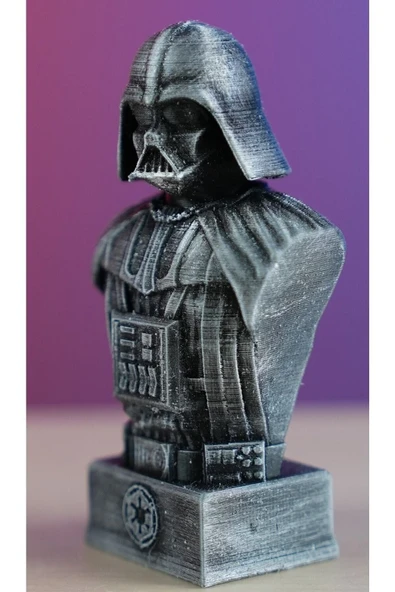 YaspeCraft Darth Vader Star Wars Boyalı Büst Figür 13 Cm - Resim 3