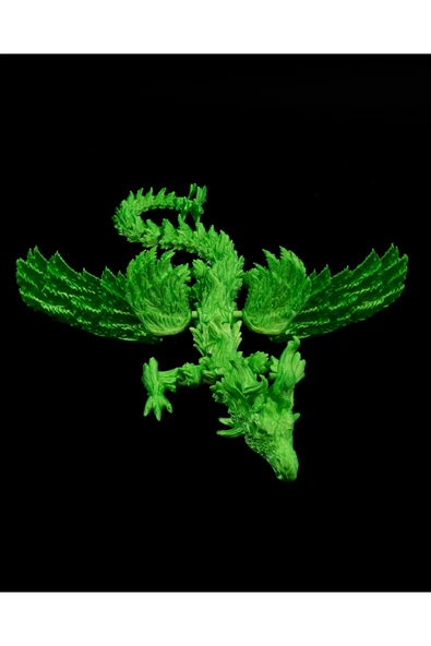 TuransoyCraft Game Of Thrones Ejderha Kanatlı Ejderha Hareketli Oyuncak Dragon Oyuncak Büyük Boy ürün görseli 1