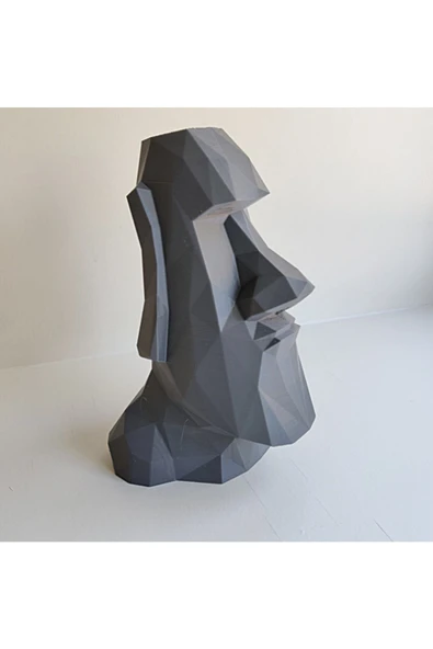 TuransoyCraft Moai Saksı 15 Cm - Resim 2