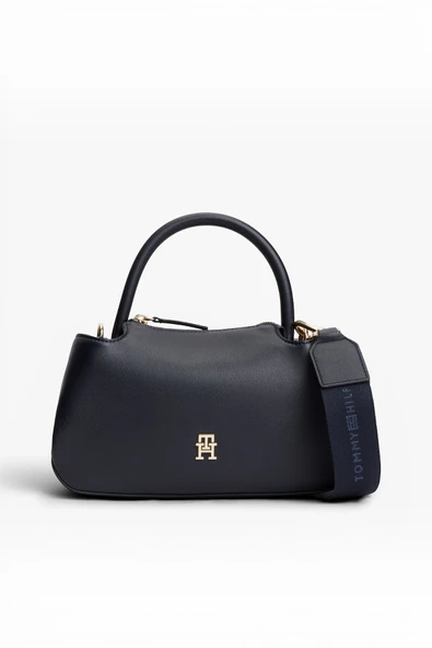 TH LOGOTAPE MINI SATCHEL Kadın Mavi Çanta - AW0AW18743 ürün görseli 1