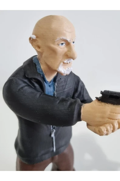 Plasteel Mike Ehrmantraut / Breaking Bad / Better Call Saul / Figür - Resim 7
